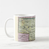Vintage Karte Nebraska Kaffeetasse (Links)