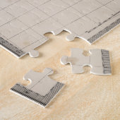 Vintage Karte Neuseelands (1865) Puzzle (Seite)