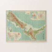 Vintage Karte Neuseelands (1922) Puzzle (Horizontal)