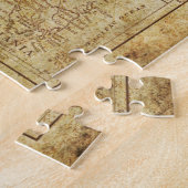 Vintage Karte Neuseelands c1879 Puzzle (Seite)