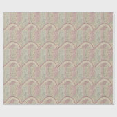 Vintage Karte New Orleans (1880) Geschenkpapier (Flach)