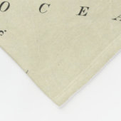 Vintage Karte Nicaraguas (1903) Fleecedecke (Ecke)