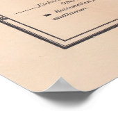 Vintage Karte Offenbach am Main Deutschland (1900) Poster (Ecke)