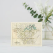 Vintage Karte Österreich Wien | Erdberg um 1836 (Stehend Vorderseite)