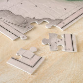 Vintage Karte Österreichs (1832) Puzzle (Seite)