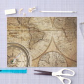 Vintage Karte Party Tissue Paper Seidenpapier (Handwerk)