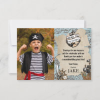 Vintage Karte Pirate Treasure Geburtstagsparty Fot