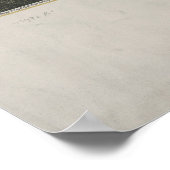 Vintage Karte Pittsburgh PA (1871) Poster (Ecke)