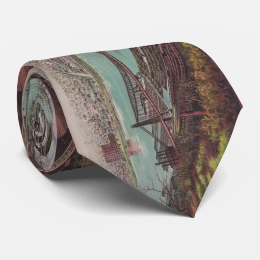 Vintage Karte Pittsburgh PA (1904) Krawatte (Gerollt)