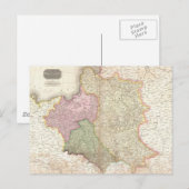 Vintage Karte Polens (1818) (Vorne/Hinten)