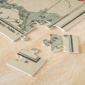 Vintage Karte Polens (1921) Puzzle (Seite)