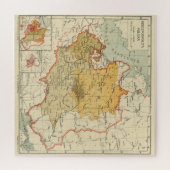 Vintage Karte Polens (1921) Puzzle (Horizontal)