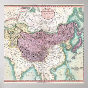 Vintage Karte Poster