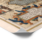 Vintage Karte Poster (Ecke)