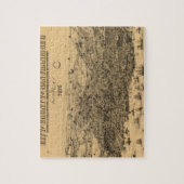 Vintage Karte San Franciscos (1875) Puzzle (Vertikal)