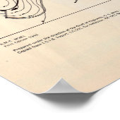 Vintage Karte San Sebastian Spanien (1943) Poster (Ecke)