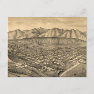 Vintage Karte Santa Barbara CA (1877)