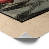 Vintage Karte Sardiniens Italien (16. Jahrhundert) Poster (Ecke)