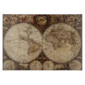 Vintage Karte Schneidebrett (Vorderseite)