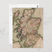 Vintage Karte Schottlands (1814) (Vorne/Hinten)