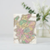 Vintage Karte Schottlands (1827) (Stehend Vorderseite)