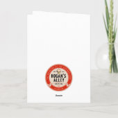 Vintage Karte "Sei nett zu Tieren" (Rückseite)