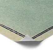 Vintage Karte Siziliens (1911) Poster (Ecke)