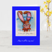 Vintage Karte - sonnige Ohren (Gelbe Blume)