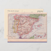 Vintage Karte, Spanien, ca. 1920 Postkarte (Vorne/Hinten)