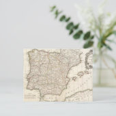 Vintage Karte Spaniens (1775) (Stehend Vorderseite)