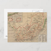 Vintage Karte Südafrikas (1880) (Vorne/Hinten)
