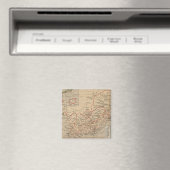 Vintage Karte Südafrikas (1880) Magnet (In Situ (Geschirrspüler))