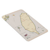 Vintage Karte Taiwan Magnet (Rechte Seite)