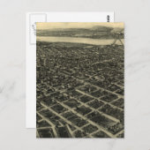 Vintage Karte Tulsa (1918) (Vorne/Hinten)