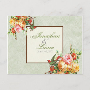 Vintage Karte UAWG Vögel der Rose n Warte