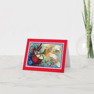 Vintage Karte vom 4. Juli