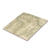 Vintage Karte von Afrika Fliese (Seite)