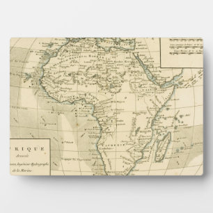 Vintage Karte von Afrika Fotoplatte