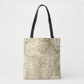Vintage Karte von Afrika Tasche (Vorderseite)