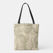 Vintage Karte von Afrika Tasche (Rückseite)
