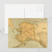 Vintage Karte von Alaska (1894) (Vorne/Hinten)