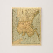 Vintage Karte von Alaska (1894) Puzzle (Vertikal)