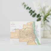 Vintage Karte von Albany NY (1895) (Stehend Vorderseite)