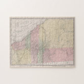 Vintage Karte von Alberta Canada (1912) Puzzle (Horizontal)