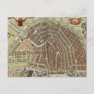 Vintage Karte von Amsterdam (1688)