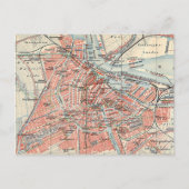 Vintage Karte von Amsterdam (1905) (2) (Vorderseite)