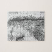 Vintage Karte von Argentinien (1911) Puzzle (Horizontal)