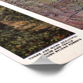 Vintage Karte von Asheville North Carolina Poster (Ecke)