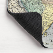 Vintage Karte von Asien | 1592 Mousepad (Ecke)