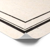 Vintage Karte von Atlanta Georgia (1901) Poster (Ecke)